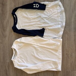 Under Armour and DSG Boys Baseball Base Layer Long Sleeve‎ Shirts Size 6/7